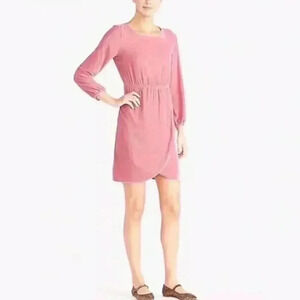J. Crew Factory Velvet Tulip-Hem Dress